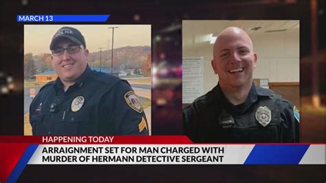 Arraignment set for man charged with murder of Hermann police officer